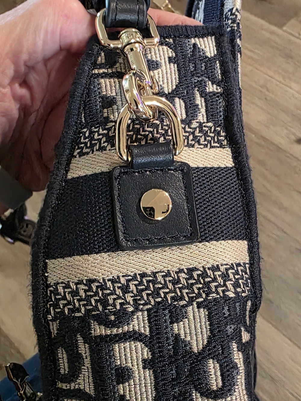 NWOT Inspired Navy Blue Small Diorcamp Bag - Picture 8 of 10